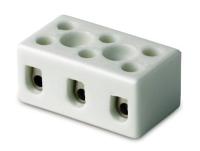 Керамический клеммный блок РВС 3 х 6 мм²